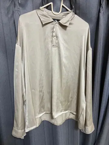 HARE 베이지 폴리에스테르 긴팔 셔츠