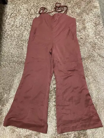 브라운 살로펫 플레어 팬츠