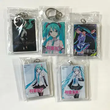 VOCALOID 보컬로이드 하츠네 미쿠 패키지 아크릴 키링