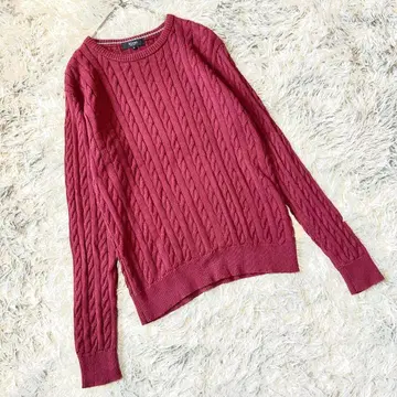 [빔즈 하트 BEAMS HEART] 케이블 니트 (M) 스웨터 캐주얼