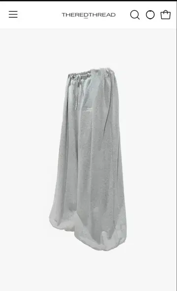 S tucked sweat pants heart 그레이