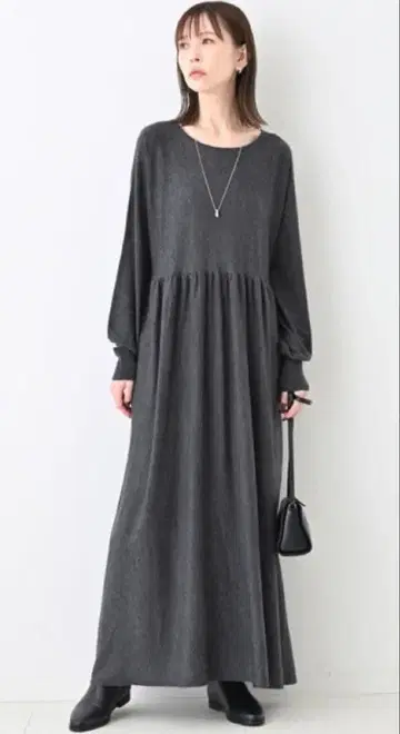 슬로브 이에나 slobe iena 개더 니트 원피스 택 포함 새상품