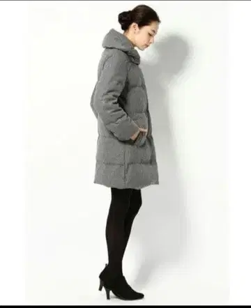 슬로브 이에나 다운 코트 라이트 그레이