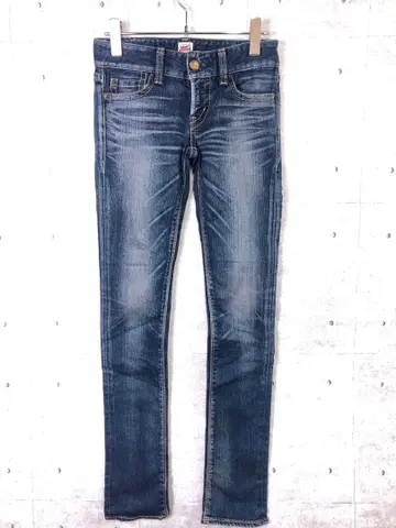 moussy 구제 의류 소가죽 라벨 빈티지 스타일 스키니 데님 청바지