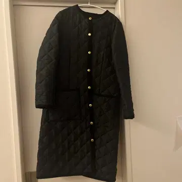 트래디셔널 웨더웨어 블랙 퀼팅 자켓