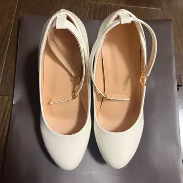 브라이덜 슈즈 22.5cm 스트랩 12cm 힐