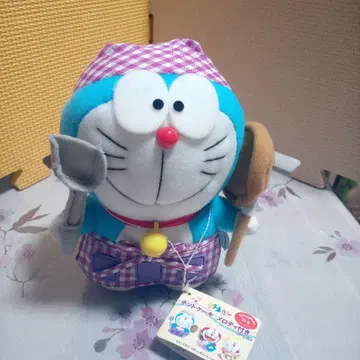도라에몽 에이프런 모습 봉제 인형