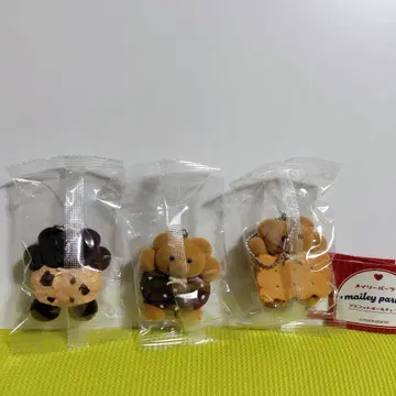메일리 파라 마스코트 볼체인 가챠 3개 세트 곰