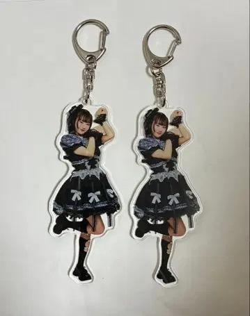 Pixel Ribbon 픽리보 아크릴 키링 할로윈 쿠로사키 모에