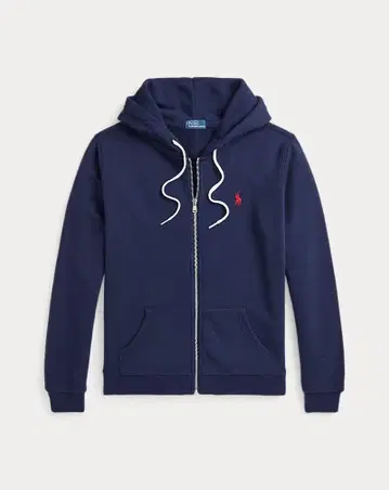 [현행 모델] 폴로 랄프 로렌 코튼 플리스 풀 집업 후디