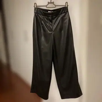 PLST 블랙 와이드 팬츠 XXS