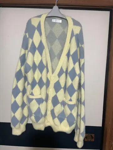 민서 샤기 가공 가디건