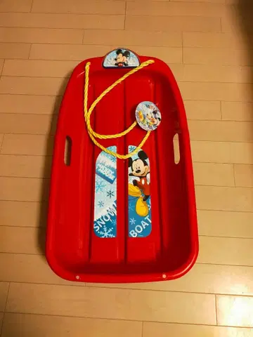 미키마우스 스노우 보트 어린이용 썰매