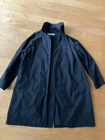 REMI RELIEF 발마칸 코트 스텐 칼라 네이비 빔즈