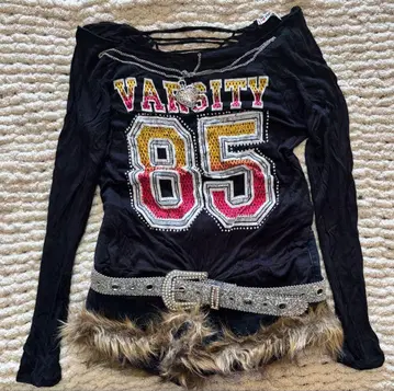 헤이세이 갸루 Y2K 그런지 긴팔 상의