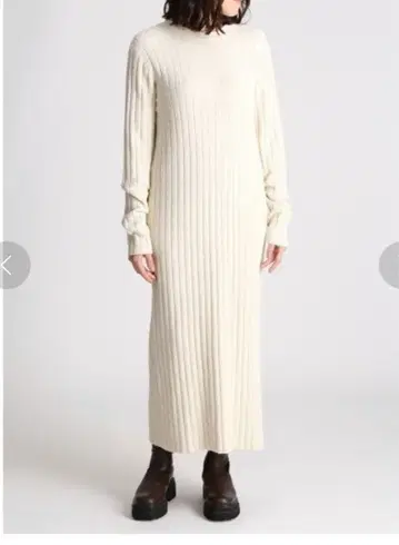 Mila Owen 코튼 리브 니트 원피스