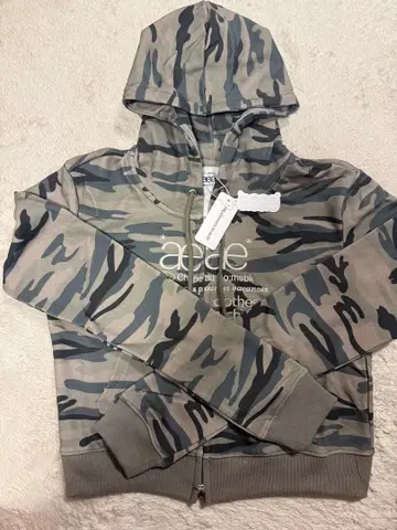 aeae 카모플라쥬 후드 부착 후드티