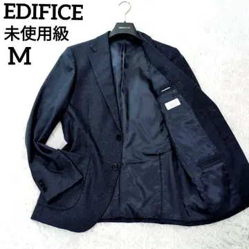 [미사용급] 에디피스 스트레치 체크 다크 네이비 M 테일러드 자켓