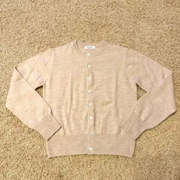 맥피 가디건 울100% 아이보리 S