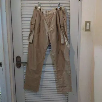 RNA 모헤어 베이지 서스펜더 팬츠