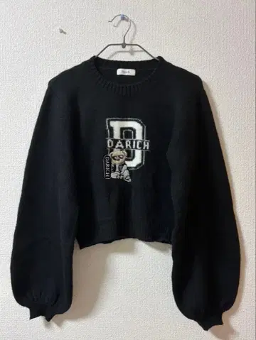 Darich D베어 자카드 니트탑