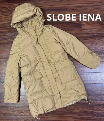 새상품급 SLOBE IENA 카멜 롱 다운