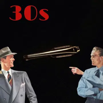 빈티지 넥타이 핀 전전 영국 레트로 쇼와 골드 톤