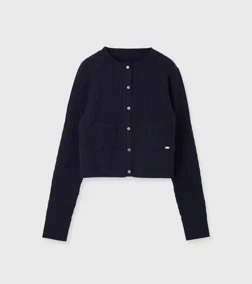 anuans 리틀 케이블 니트 가디건