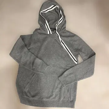 아르마니 익스체인지 그레이 니트 후드티 L