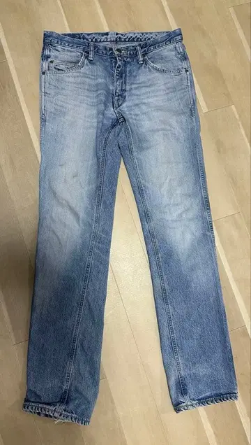 BLUE BLUE 라이트 블루 스트레이트 데님