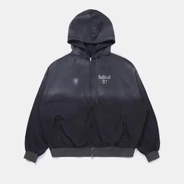 Badblood 풀 집업 후드 부착 자켓