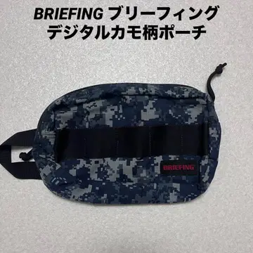 BRIEFING 브리핑 디지털 카모 무늬 파우치