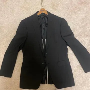 블랙 포멀 슬림핏 수트