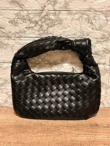 [ 미사용품 ] 뜨개질 원 핸들 핸드백