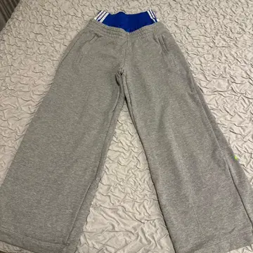 adidas original 그레이 와이드 팬츠