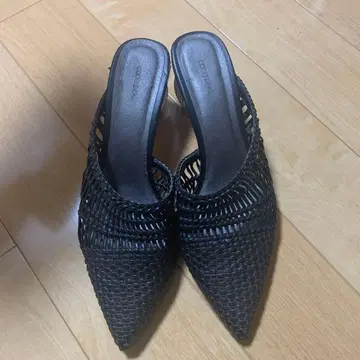 COCO DEAL 블랙 메쉬 샌들