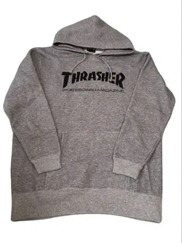 THRASHER 후드티 그레이