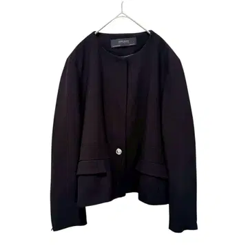 ZARAT BASiC 노카라 자켓 비익 소매 집업 겉옷 블랙