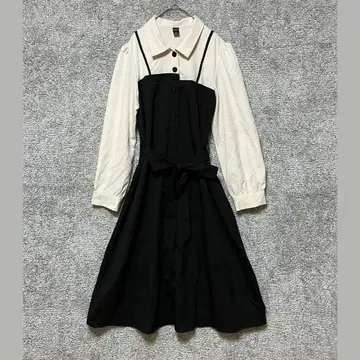 데이지 쉬인 XL 레이어드 스타일 셔츠 원피스 도킹 빅 사이즈