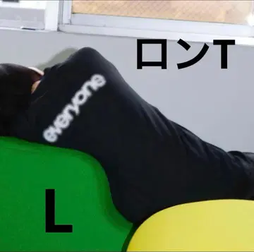 everyone 마에바시 한정판 블러 처리 롱 T L 사이즈