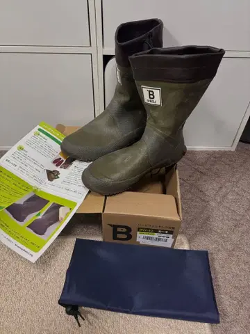 야조노카이 장화 숏 M 2025년 한정판 카키 M 25cm