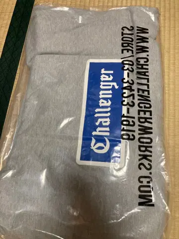 Challenger 그레이 후드 부착 후드티 새상품