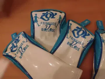 FRINGUES 장미 골프 헤드커버 4개 세트