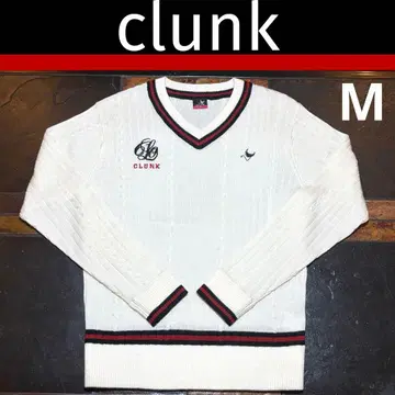 크랭크 V넥 니트 스웨터 M