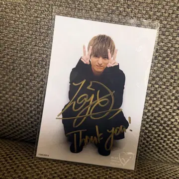 Da-iCE 와다 하야테 친필 사인 브로마이드