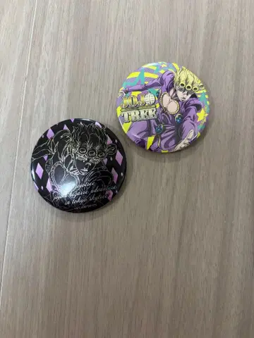 죠죠의 기묘한 모험 캔뱃지 2개 세트