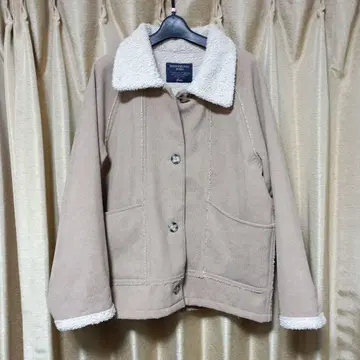 HONEYSUCKLE ROSE 베이지 보아 자켓 M 허니즈