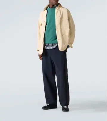 A.PRESSE 'TYPE.3 CHINO TROUSERS' NAVY2