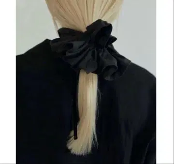 ANUKE 벨루어 리본 슈슈 앙누크