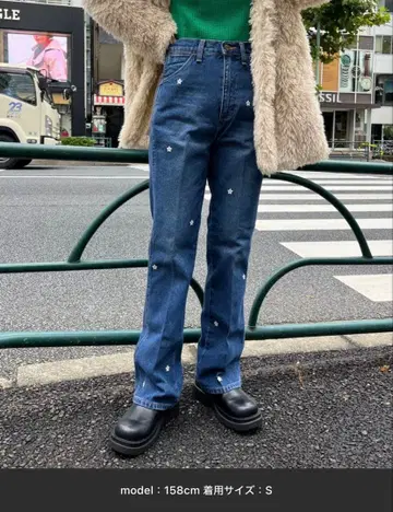 Wrangler FLARE JEAN 사이즈 S 데님 블루